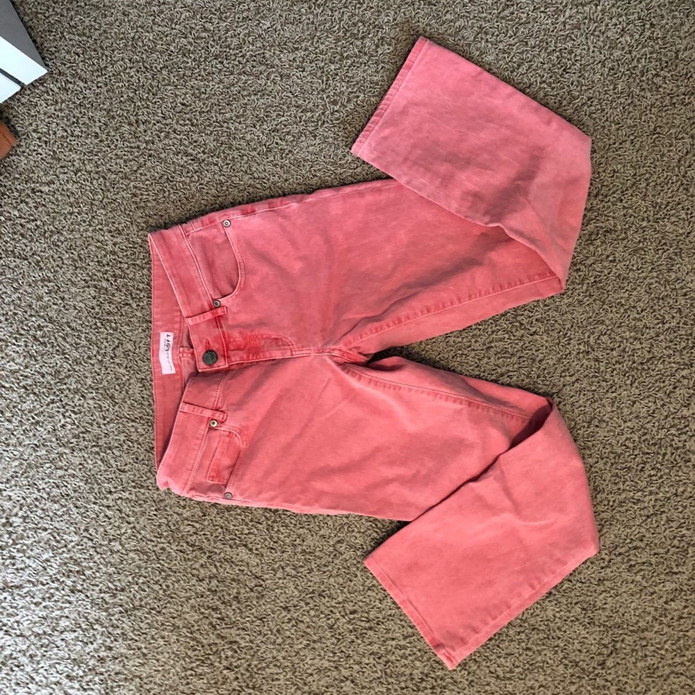 Ann Taylor Loft, pink jeans, size 25